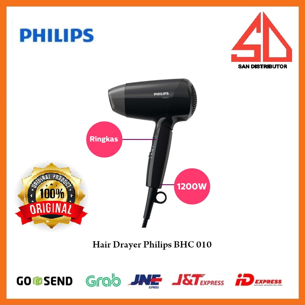 HAIR DRYER PHILIPS Essential Care ORI BHC010/12 BHC 010