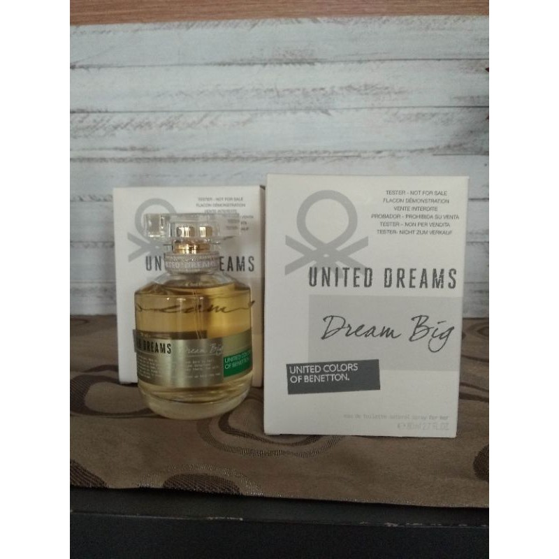tester Benetton United dream dream big EDT 80ml for woman