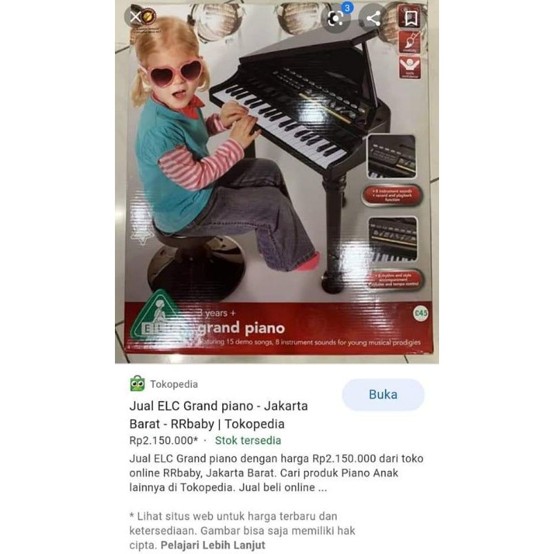 ELC Grand Piano Preloved