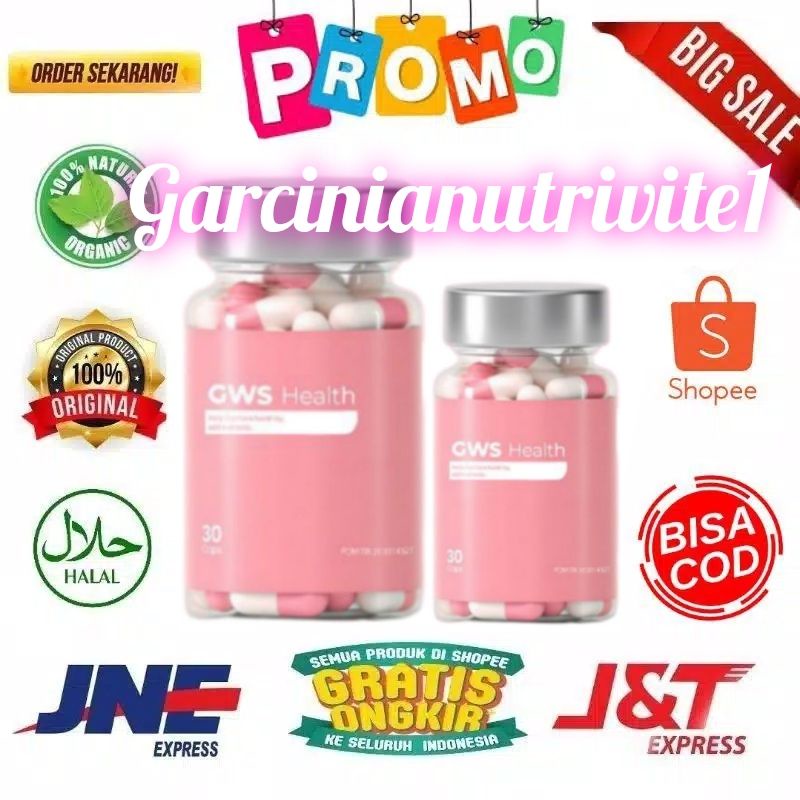 Glutaindo GWS Health - Suplemen Pemutih Kulit Seluruh Tubuh