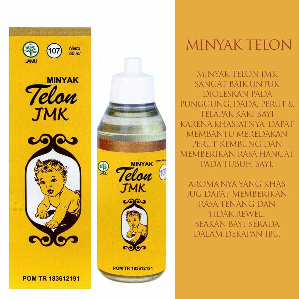 Minyak Telon Bayi Cap Jmk Dulu Mereknya Nyonya Meneer Original Asli 1000 Sekarang Pakai Nam Shopee Indonesia