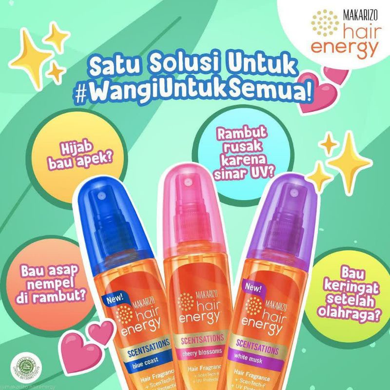 Makarizo Hair Energy Spray / Vitamin Rambut Makarizo Semprot Original