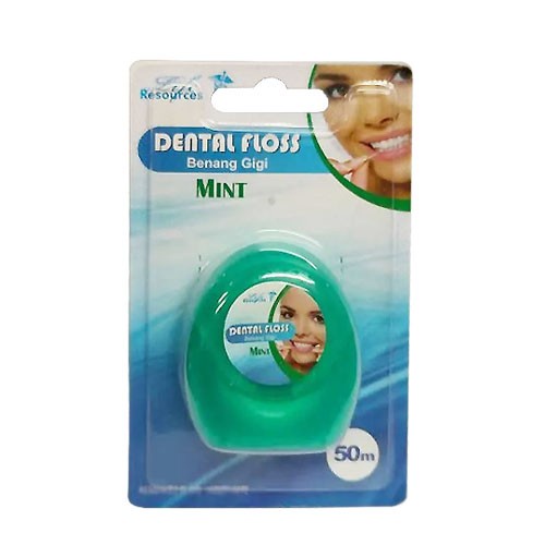 Dental Floss Waxed 50M / Benang Gigi Life Resources