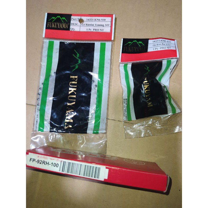 gigik gigi timing gigik kruk as kamprat gl pro neotech mega pro 92rh 100