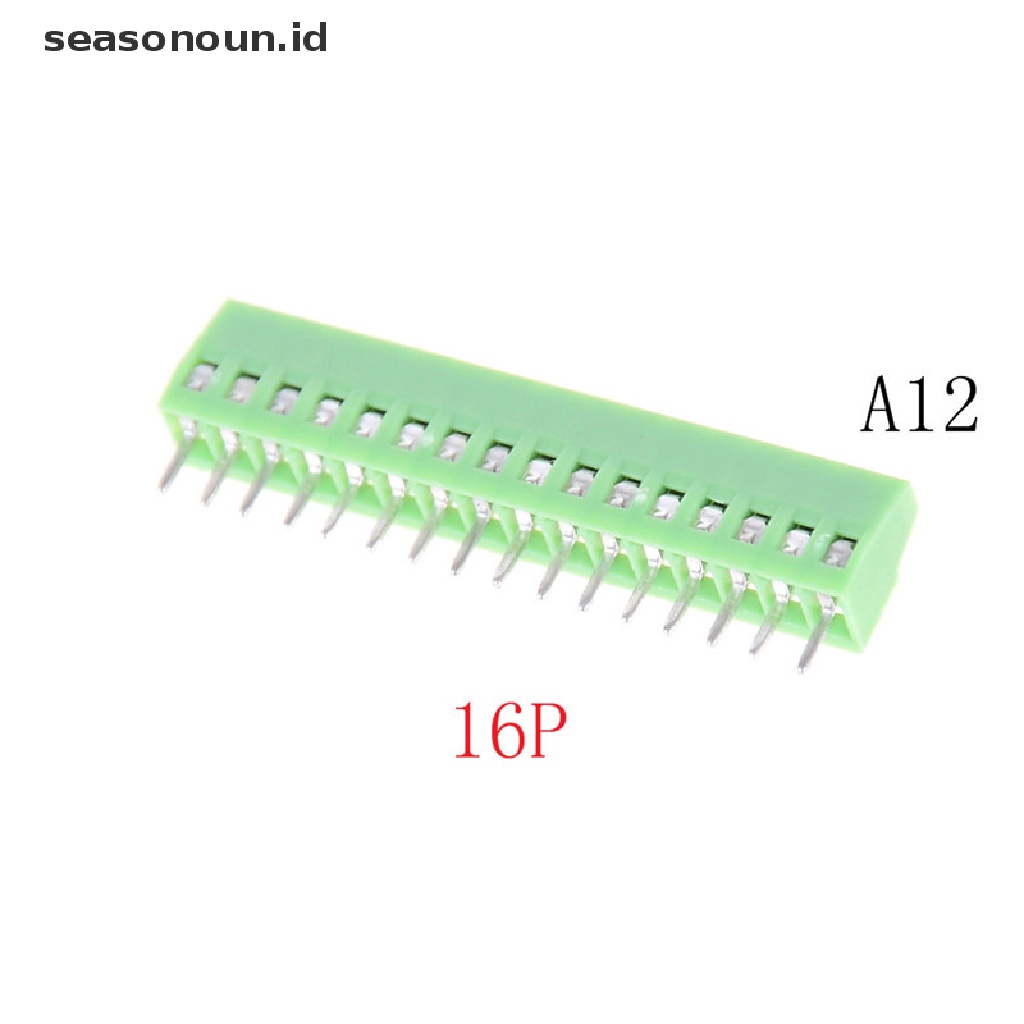 1pc Blok Terminal Sekrup PCB Universal 2P-16P KF128 2.54mm