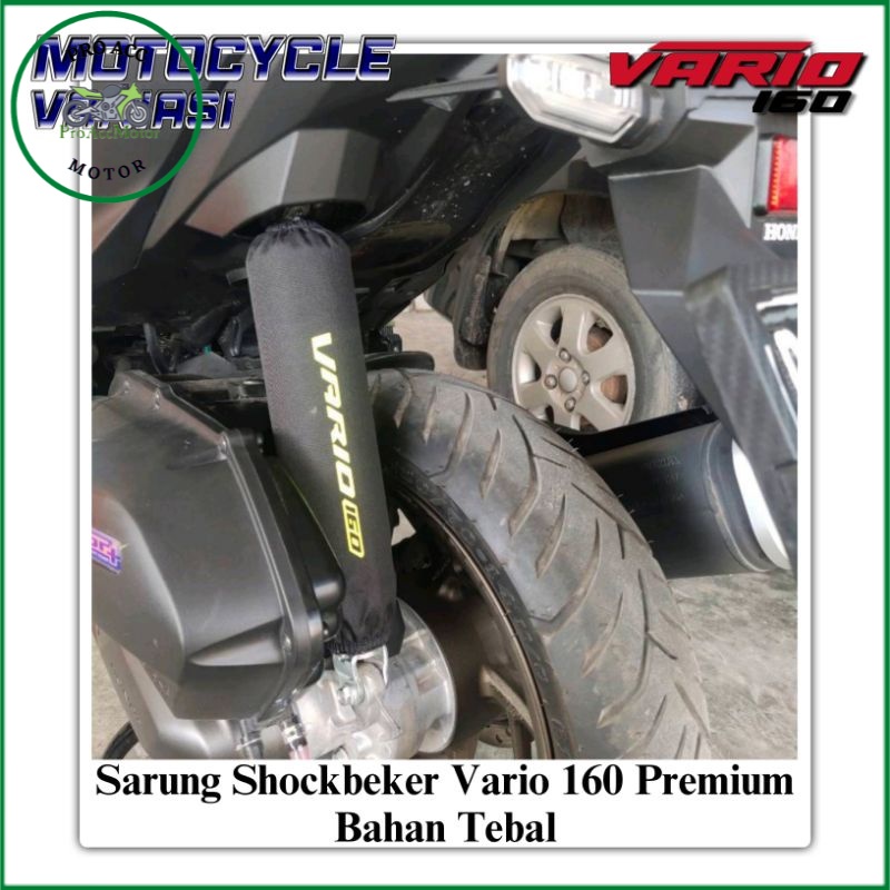 Sarung Pelindung Shockbeker Vario 160 Cover Shockbreaker Vario 160 Bahan Tebal (COD)