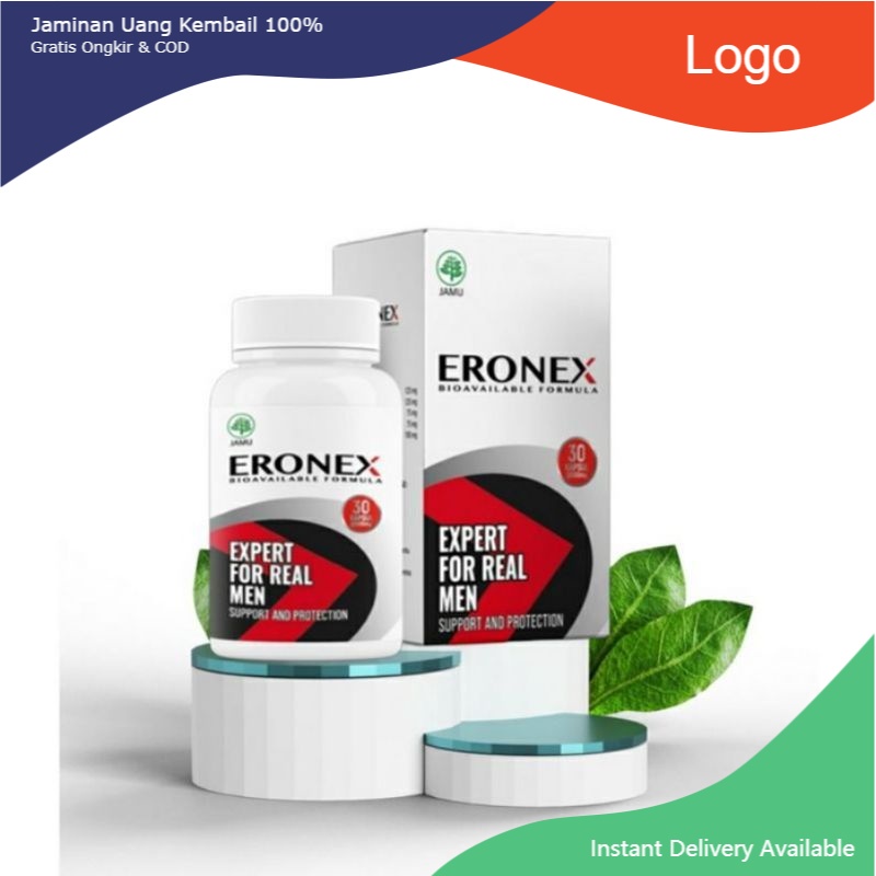 Asli Eronex Original Asli 100% Suplement Stamina Pria Kuat Besar Panjang Tahan Lama Efektif Aman Dij