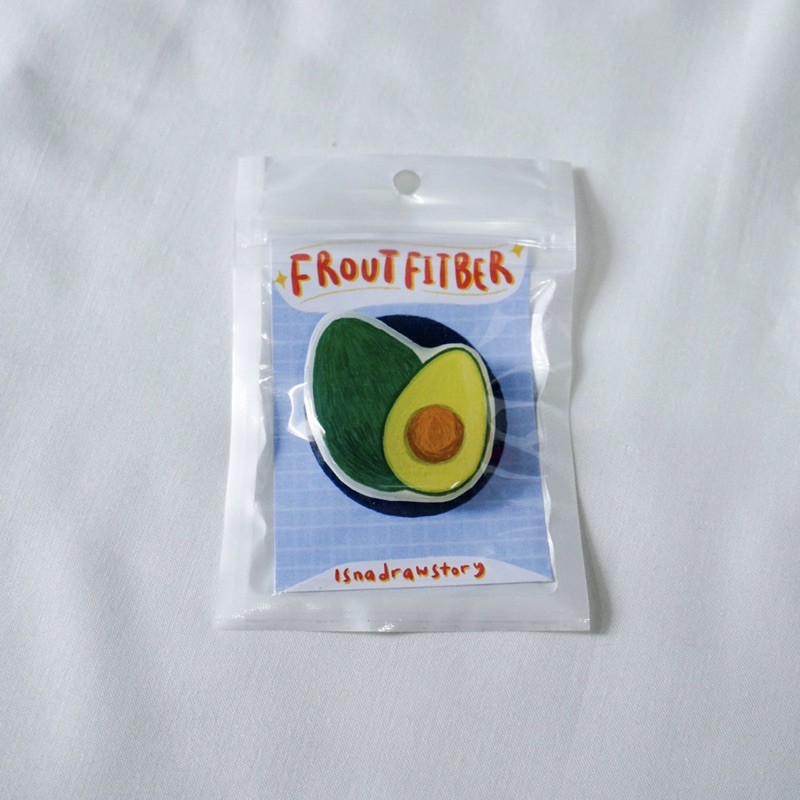 

Handmade Acrylic Pin Froutfitber Avocado