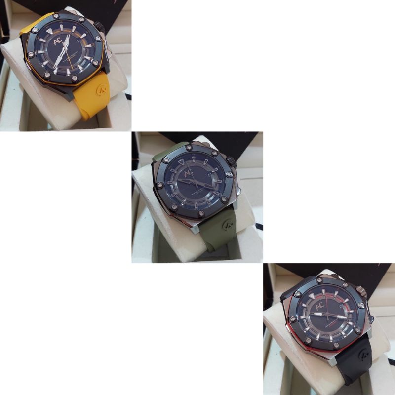 JAM TANGAN PRIA ALEXANDRE CHRISTIE COLLECTION AUTOMATIC AC9601/AC 9601 ORIGINAL