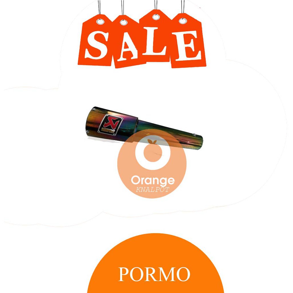 Knalpot Racing Akrapovic Gp Rainbow Silincer