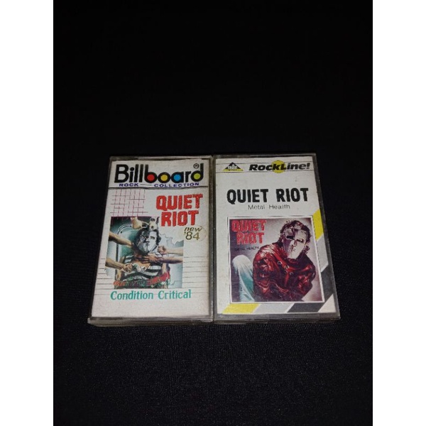 Kaset Quiet Riot sepaket (Rockline & Billboard)