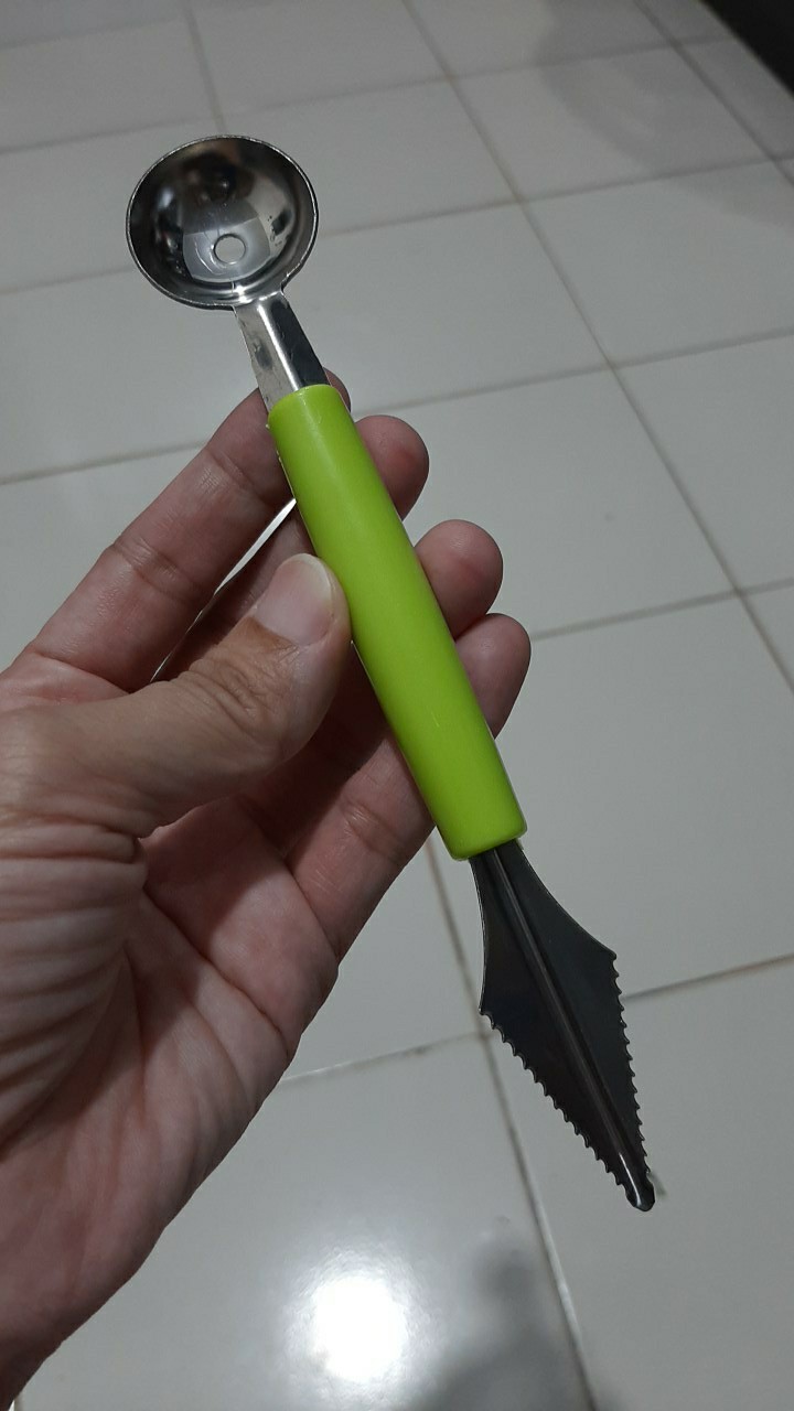 Starhome Pisau Ukir Hias Buah Lengkap Dengan Pencongkel Buah - Pisau Semangka Melon