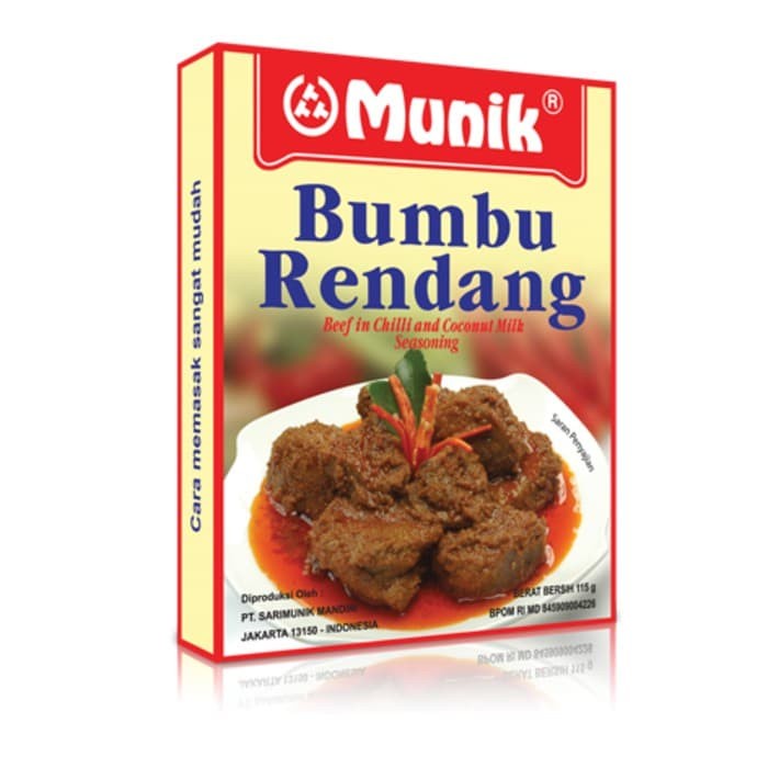 

Munik Bumbu Rendang 115 Gram. 029