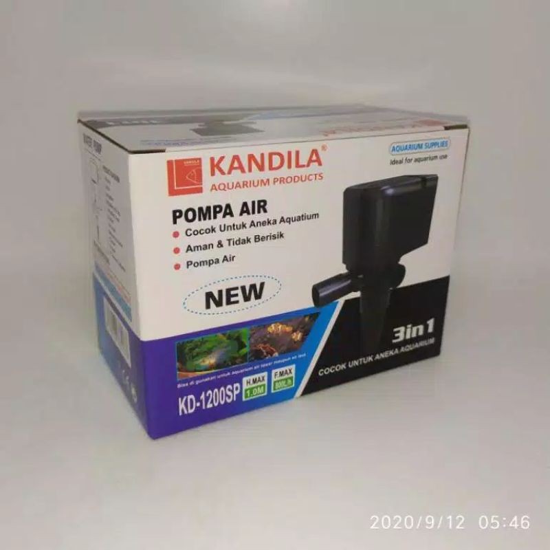 Mesin Pompa Celup Aquarium Ikan Hias/Aquascape KANDILA KD-1200SP