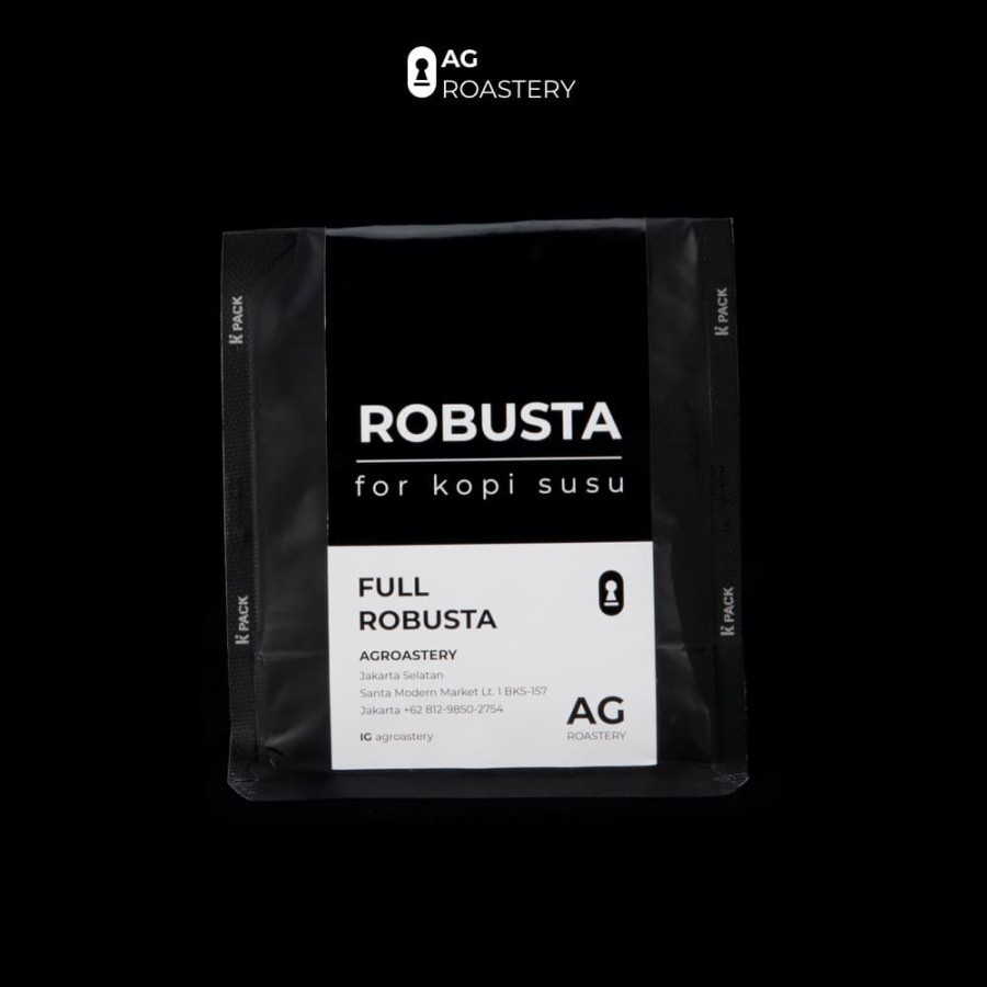 

Biji Kopi Full Robusta Kopi Susu Ekonomis 100 gr