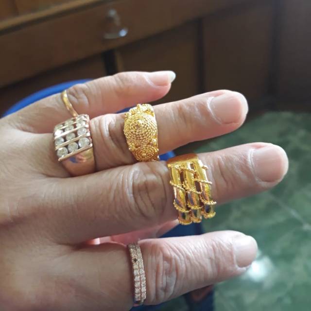 Cincin10gr. Mas london Asli 24K. Kadar 99,99%