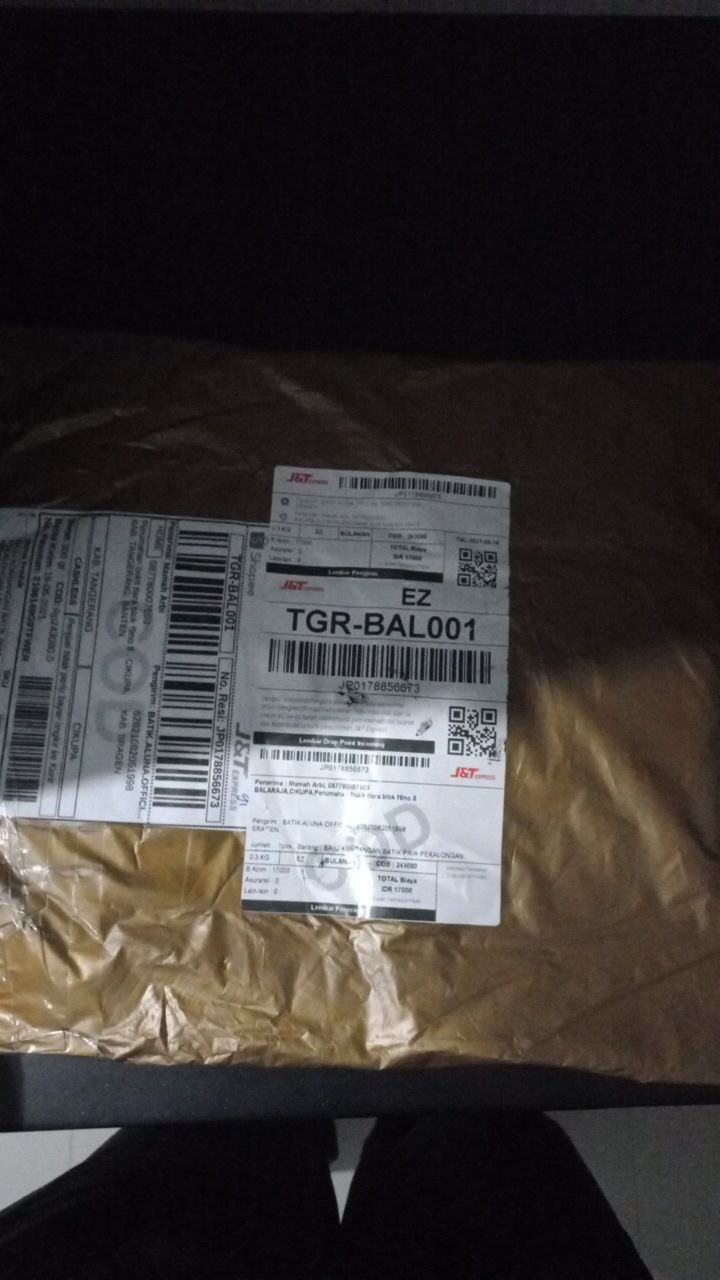 Kemeja Batik Pria Lengan Panjang Premium Slimfit Kantor Modern Batik Aluna Pcw 016