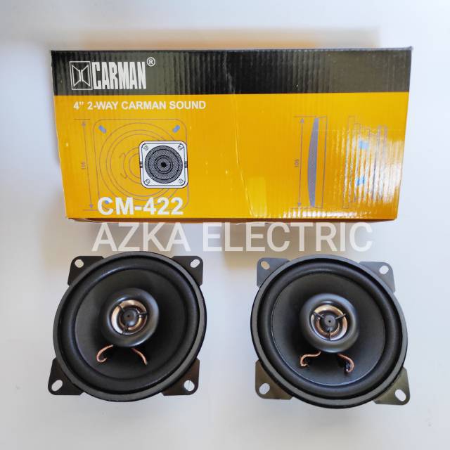 Speaker Pintu Mobil 4 Inch Coaxial Carman CM 422