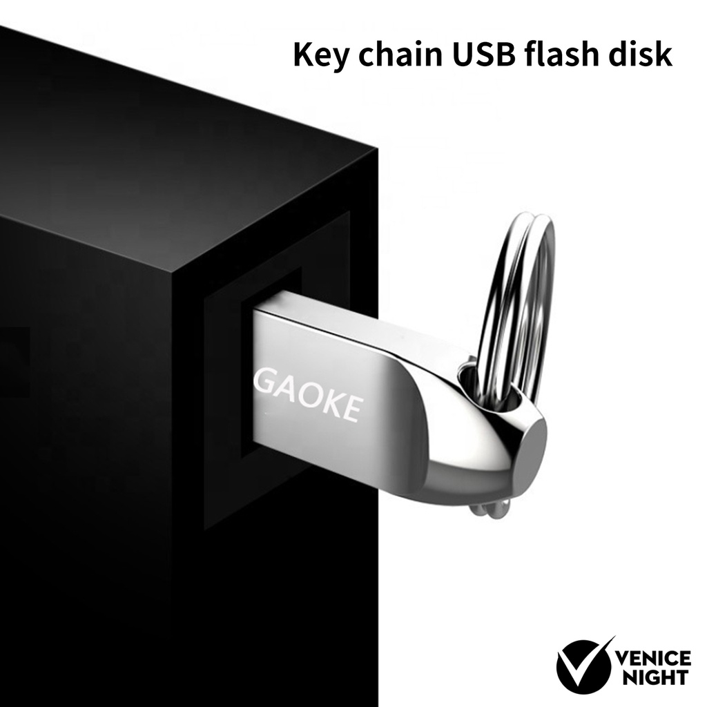 (SF) Gantungan Kunci Flashdisk USB 3.0 1TB 2TB Bahan Metal Anti Air Untuk AUGAOKE U Disk