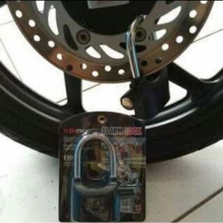 Gembok Alarm Suara Ring Panjang / Gembok Motor Anti Curi