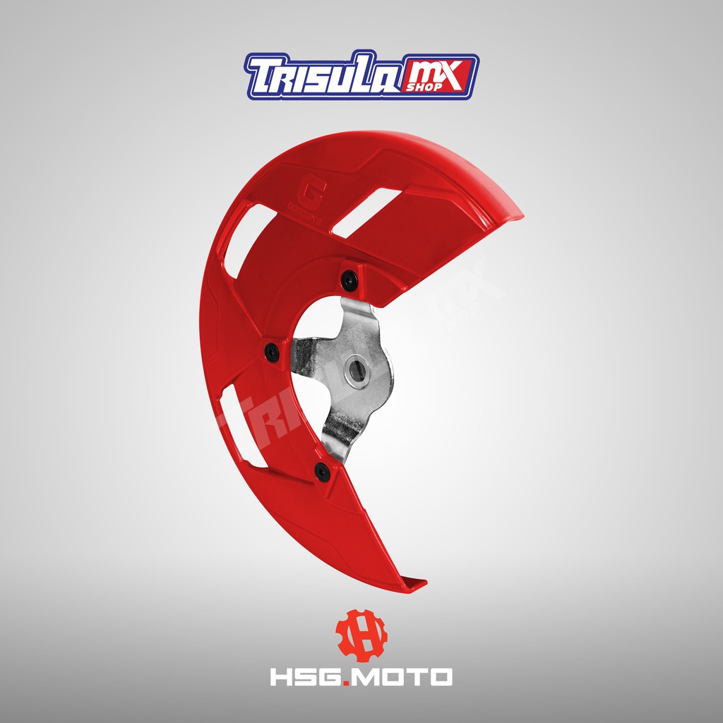 COVER DISK KLX 150 GORDON - MERAH