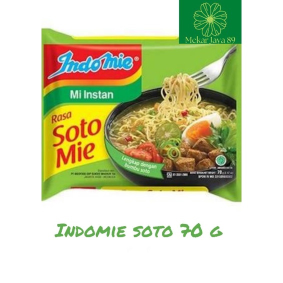 

mi instan indomie soto 70g