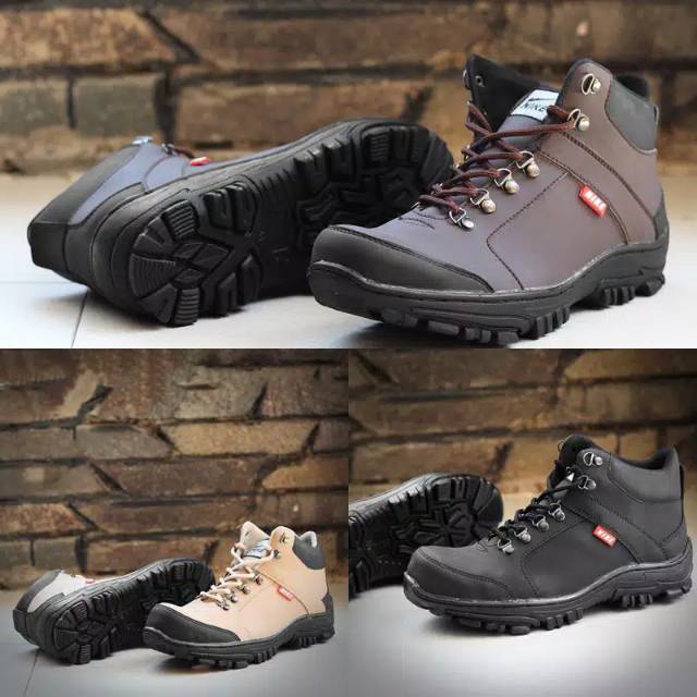 Sepatu Boots Pria Cowboy Casual Ukuran 39-44
