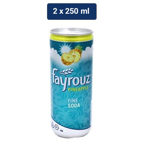 Fayrouz Pineapple Minuman Soda 2 x 250 mL
