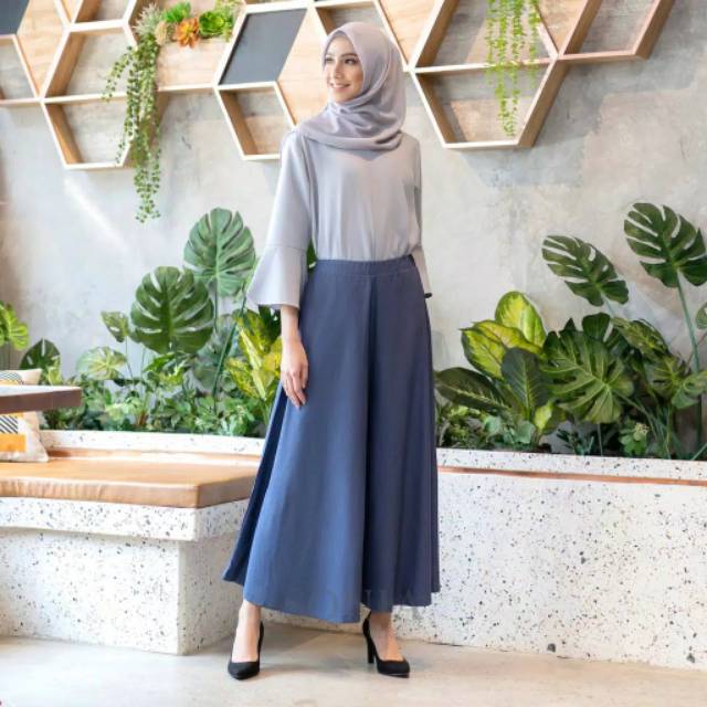 ZARA KULOT DENIM   BY SONIA | KULOT LEBAR BY SONIA ORIGINAL