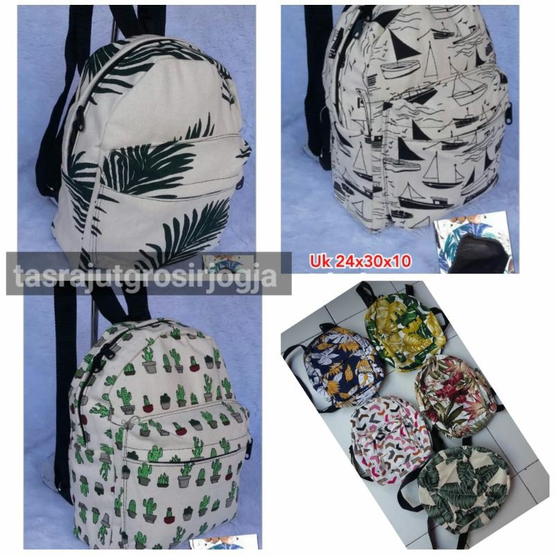 TAS ransel kanvas premium/tas premium/tas kanvas