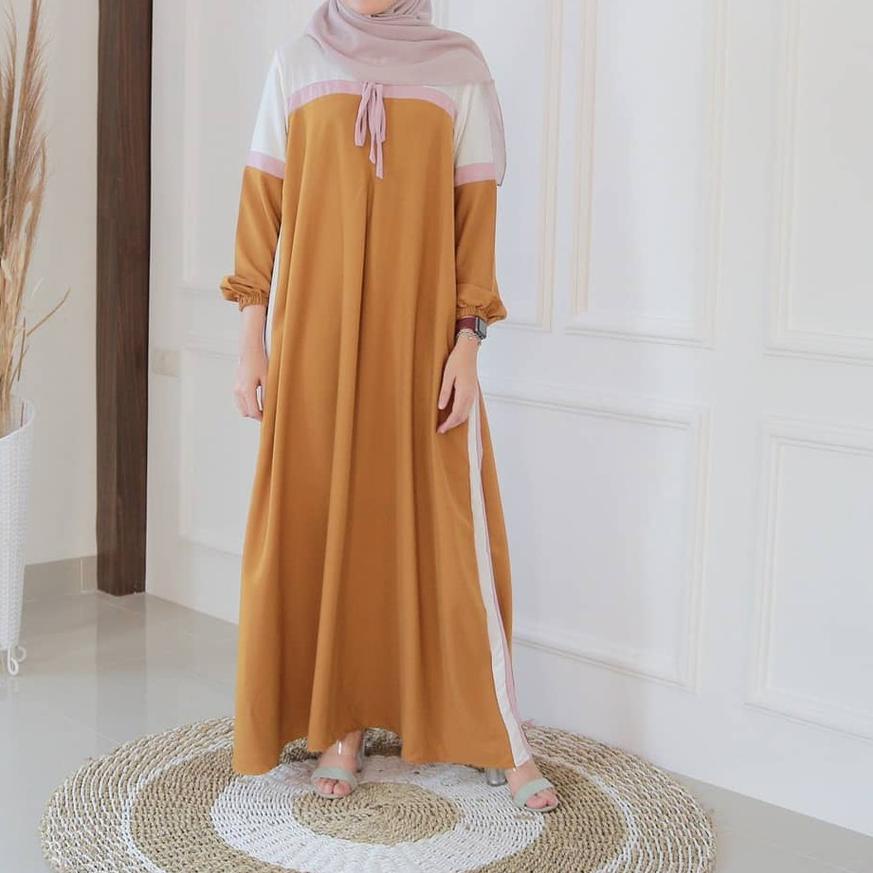 Maena Gamis Wanita Terbaru Grosironlinemurah / Gamis Dewasa Busui / Gamis Remaja