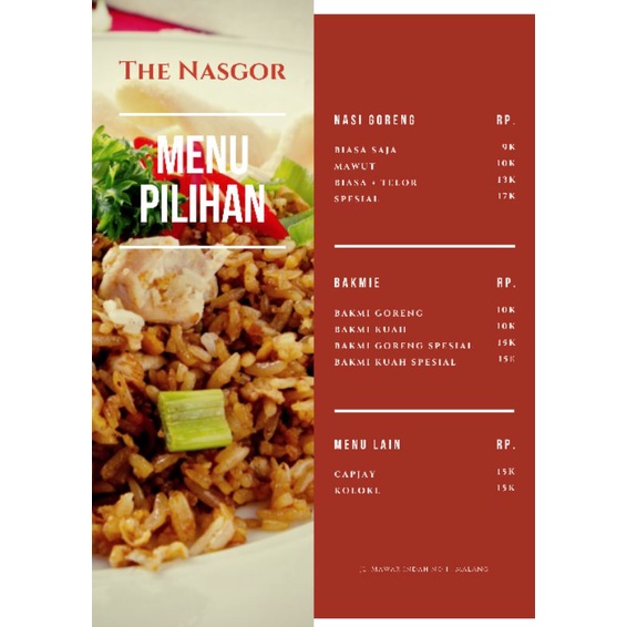 DESAIN MENU MAKANAN RESTORAN WARUNG DLL || SOFTFILE