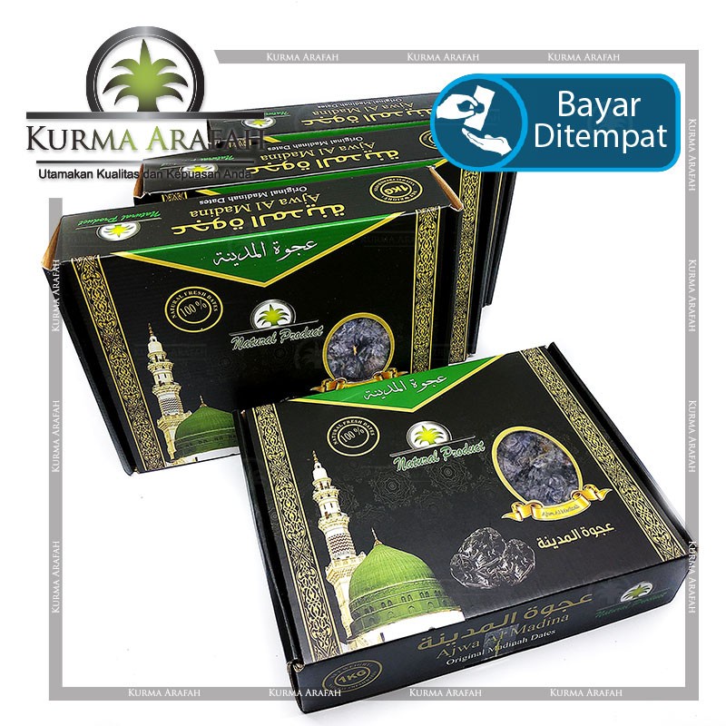 

Kurma Ajwa 1Kg Kurma Nabi Oleh Oleh Haji dan Umroh