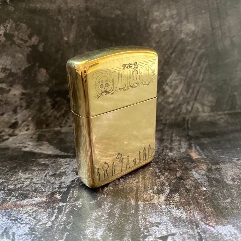 COD- Korek Api Zippo One Piece Luffy Wanted Gold / Korek Api Unik Rolisstore