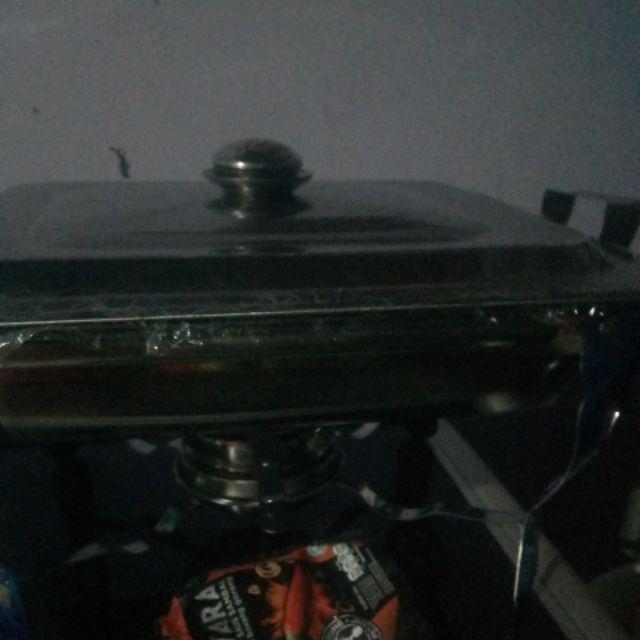 Warmer Square Pan/ Tempat Prasmanan ( 2 Layer )