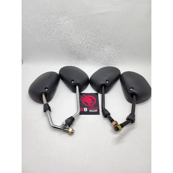 Spion Standar Bawaan Yamaha Mio Gagang Crome dan Hitam - Spion Yamaha Mio Nmax Aerox Lexi Jupiter Vixion Vega Dan Yamaha Lainnya