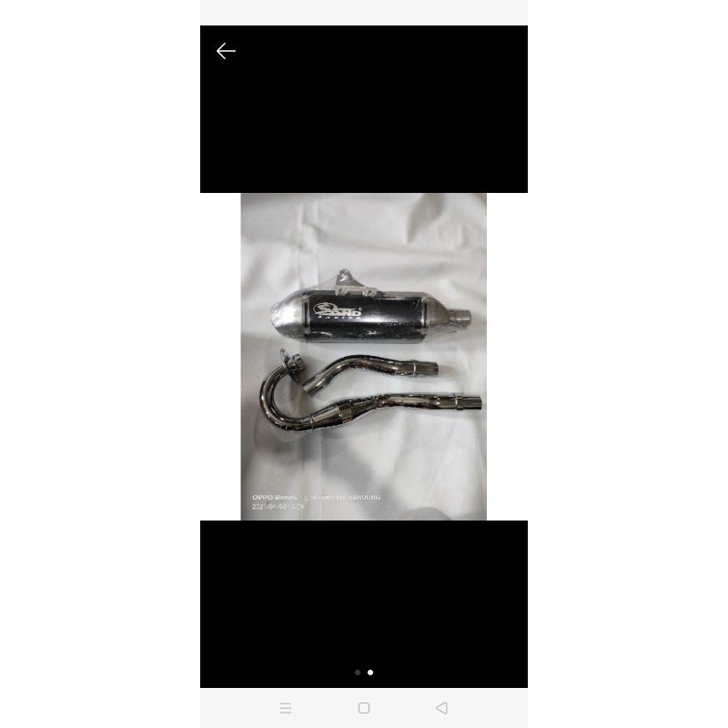 Knalpot KLX 150 merk SND Pentagon