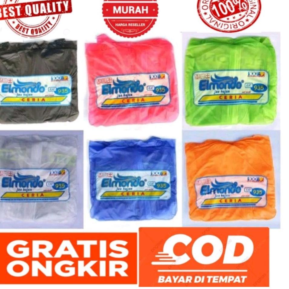 "REO. 42746" Elmondo Jas Hujan 935 JAKET CELANA Elmondo Ceria 935 Jas Hujan Elmondo Bahan Karet Mura