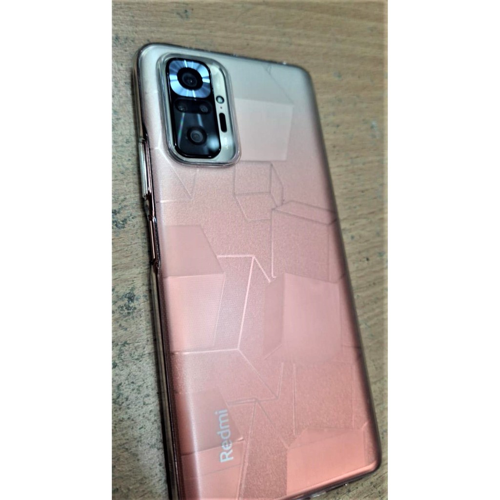 REDMI NOTE 11 NOTE 11 PRO NOTE 11 PRO 5G NOTE 10 10S 10 PRO 10 5G ANTI GORES SKIN BELAKANG GLITTER CUBE 3D, GARSKIN BACK MOTIF GLITTER CUBE KOTAK TRANSPARAN PLASTIK PELINDUNG BELAKANG ANTI JAMUR