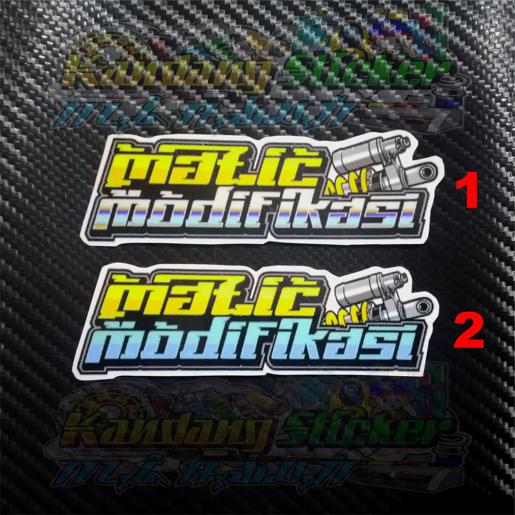 Sticker Matic Modifikasi Babylooks Mothai Thailand Street Racing Thailooks