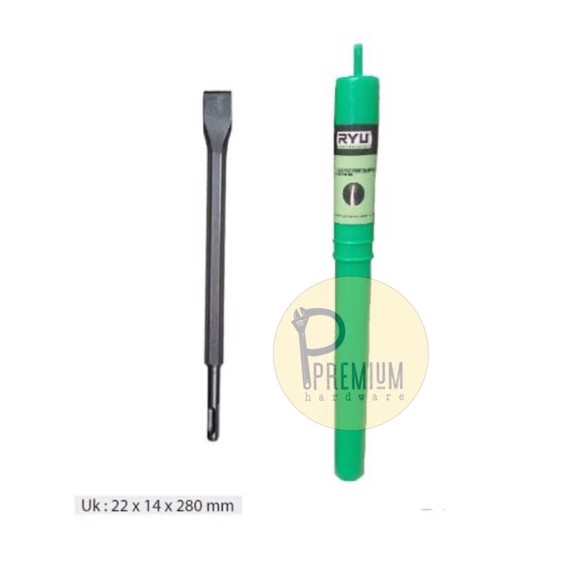 MATA BOR BETEL SDS RYU 280MM BOR CHISEL BOBOK SDS PLUS BOR PAHAT - lancip