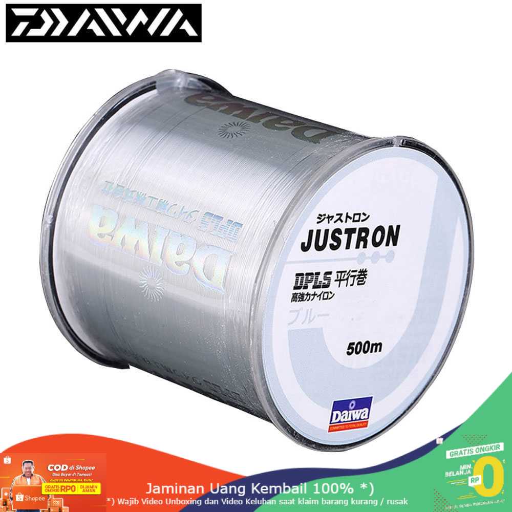 (BISA COD) RVOSTR DAIWA JUSTRON Senar Tali Benang Pancing Nylon Series Braided 500M DPLS