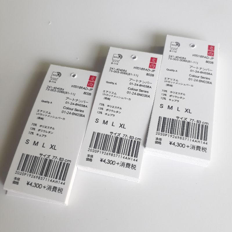 

hangtag label baju fengshuy.label baju barcode