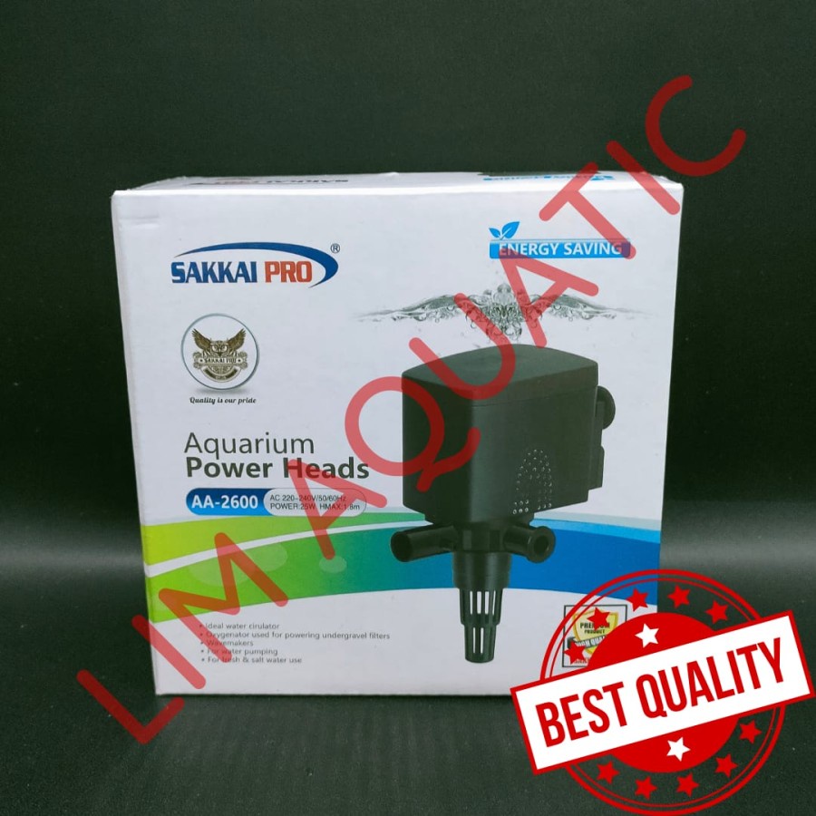 POMPA CELUP SAKKAI PRO AA-2600 / POWER HEAD 2600