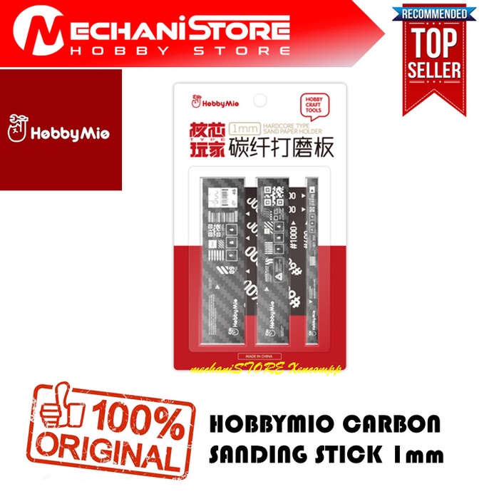 HOBBY MIO Carbon Sanding Stick 1MM DELUXE - HOBBYMIO SANDING STIK