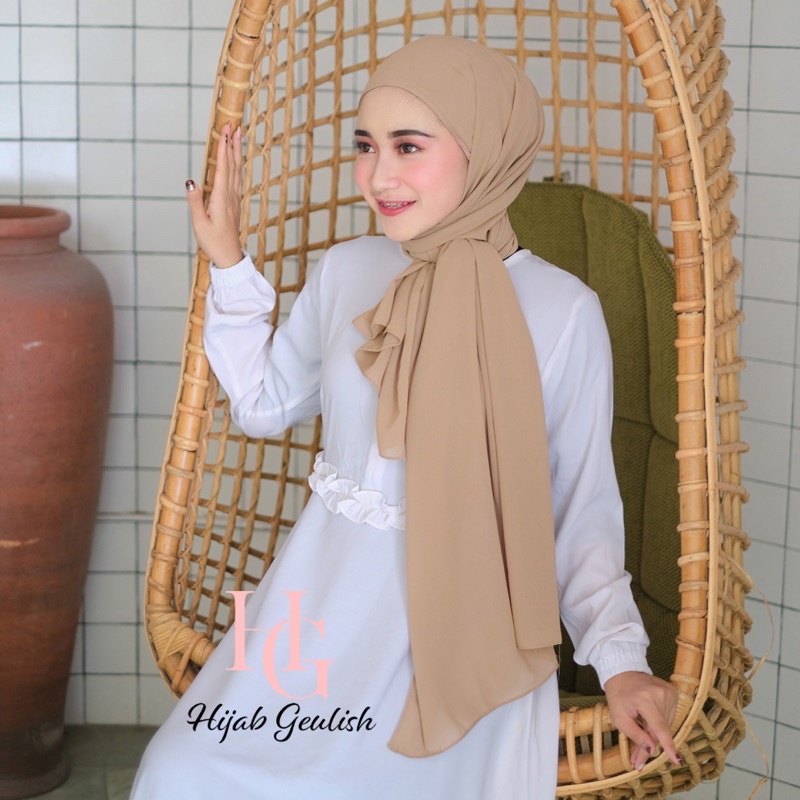 PASHMINA + INNER 2IN1 CERUTY BABY DOLL IMPORT  / PASHMINA INNER