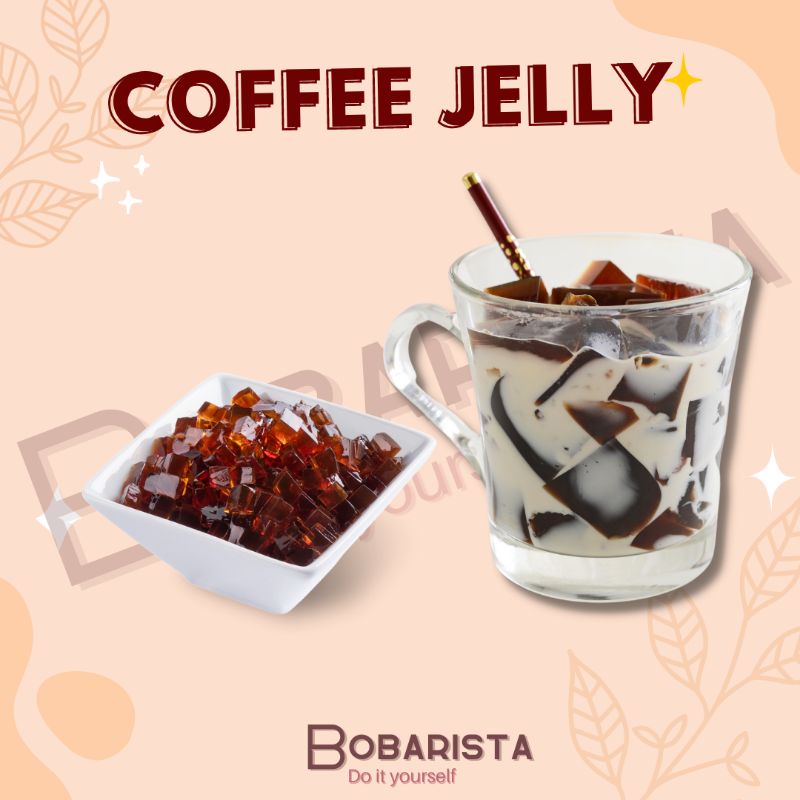 

Topping coffee jelly by bobarista diy 300gr