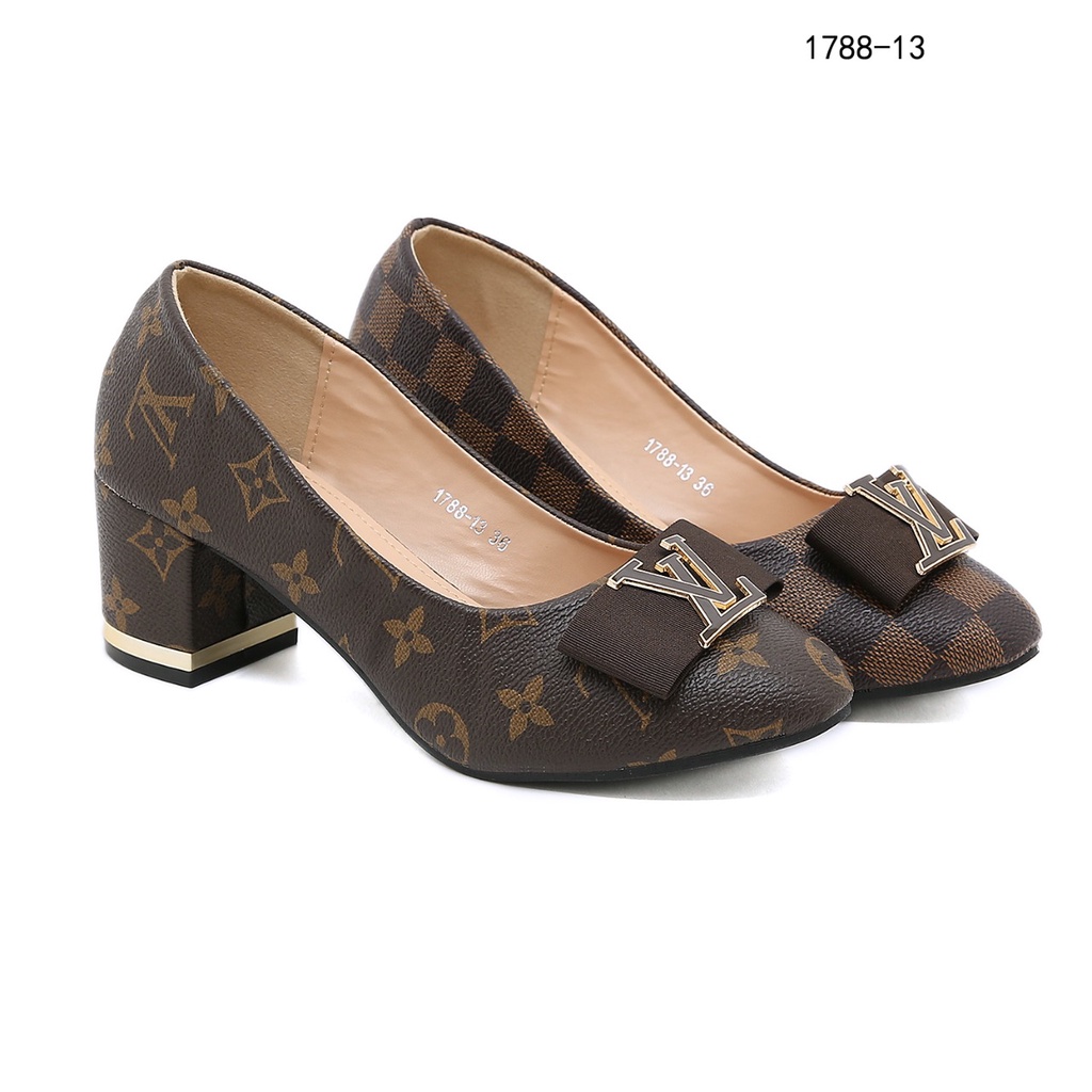 Bow Block Heel Pumps 1788-13