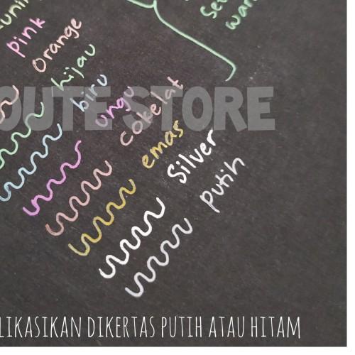 

Joyko Gel Pen Set 10 Warna Soft Cocok Kertas Putih / Hitam Menggamba