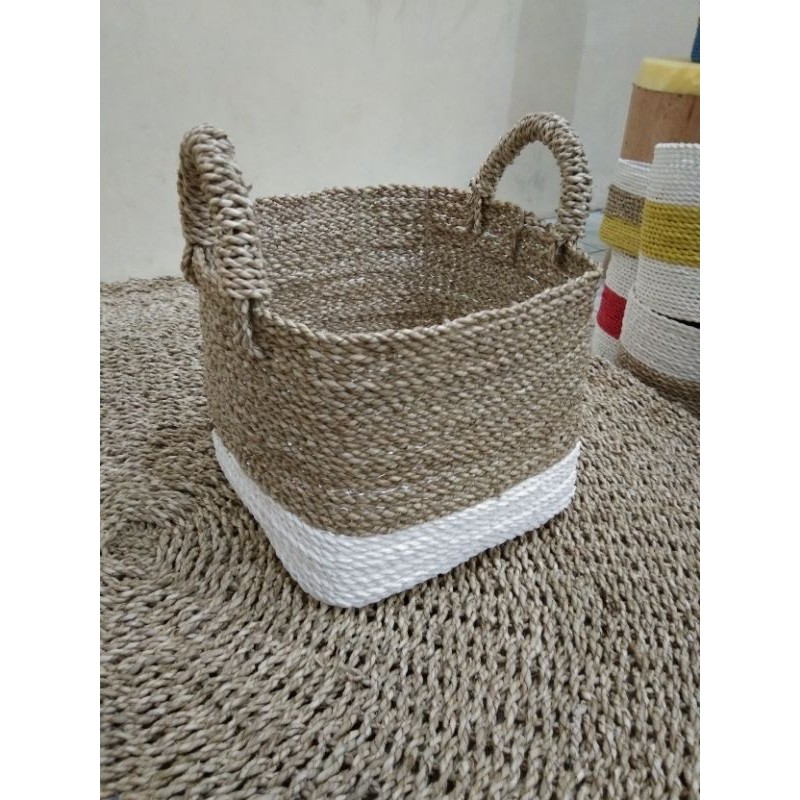 keranjang kotak seagrass